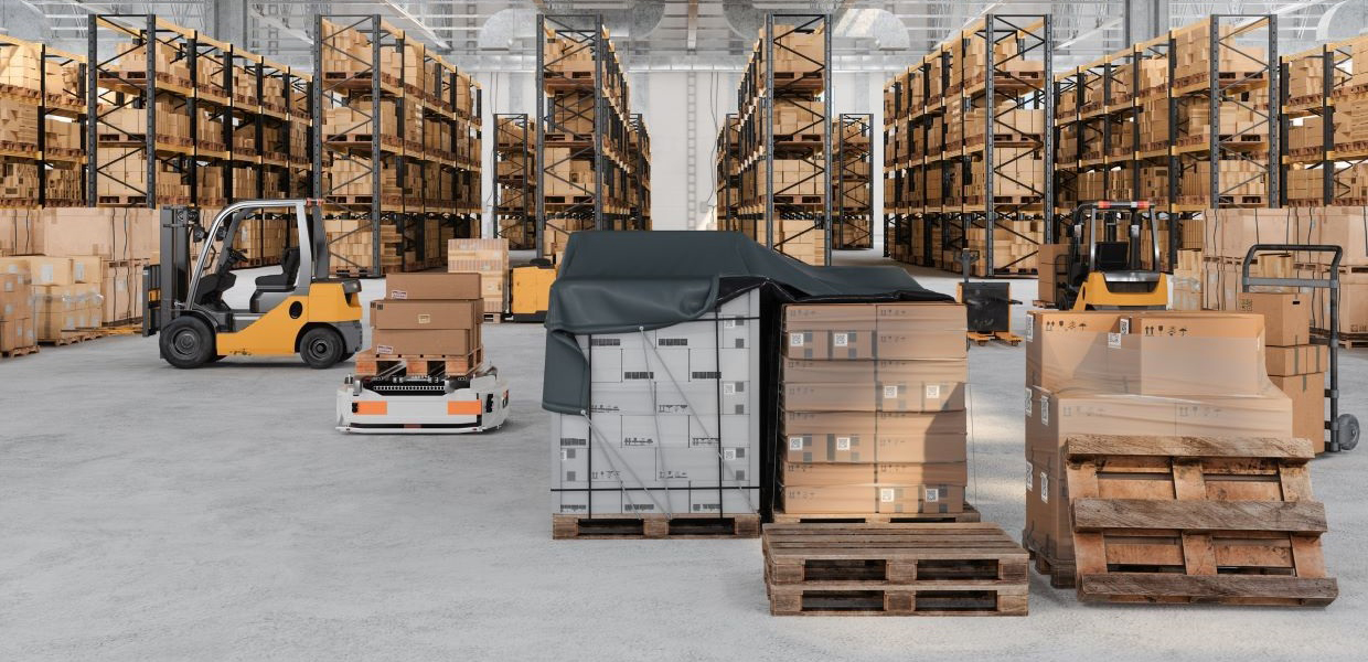 Materials handling warehouse